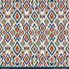 Traditional Ikat Diamond Seamless Pattern Set with Four Coordinated Colorways - Color 2