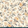 Elegant Floral Seamless Pattern Set with Five Sophisticated Colorways - Color 4